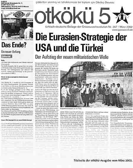 Titelseite der otkökü-Ausgabe vom März 2002