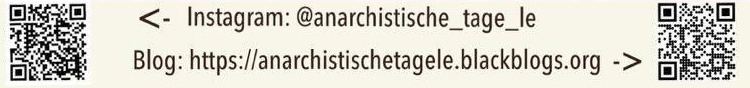 Kontaktdaten der Anarchistischen Tage Leibzig